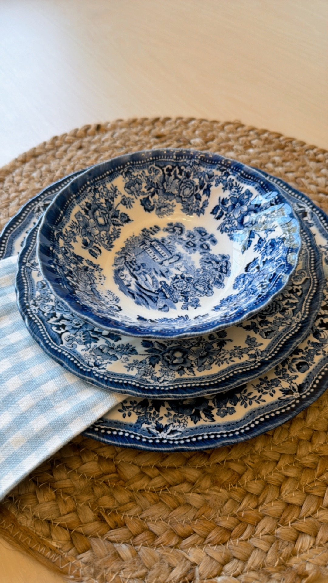 Romantic Blue Dinnerware collection
#england #bridgerton #dinnerware #bluedinnerware #vintagecollection #tjmaxxfinds #kitchenaccesories

#LTKHome #LTKSeasonal
