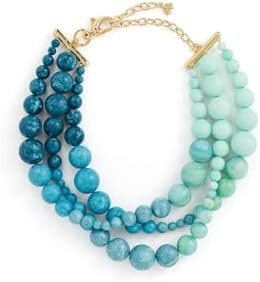 Lele Sadoughi Women's Riviera Diana Triple Row Necklace | Amazon (US)