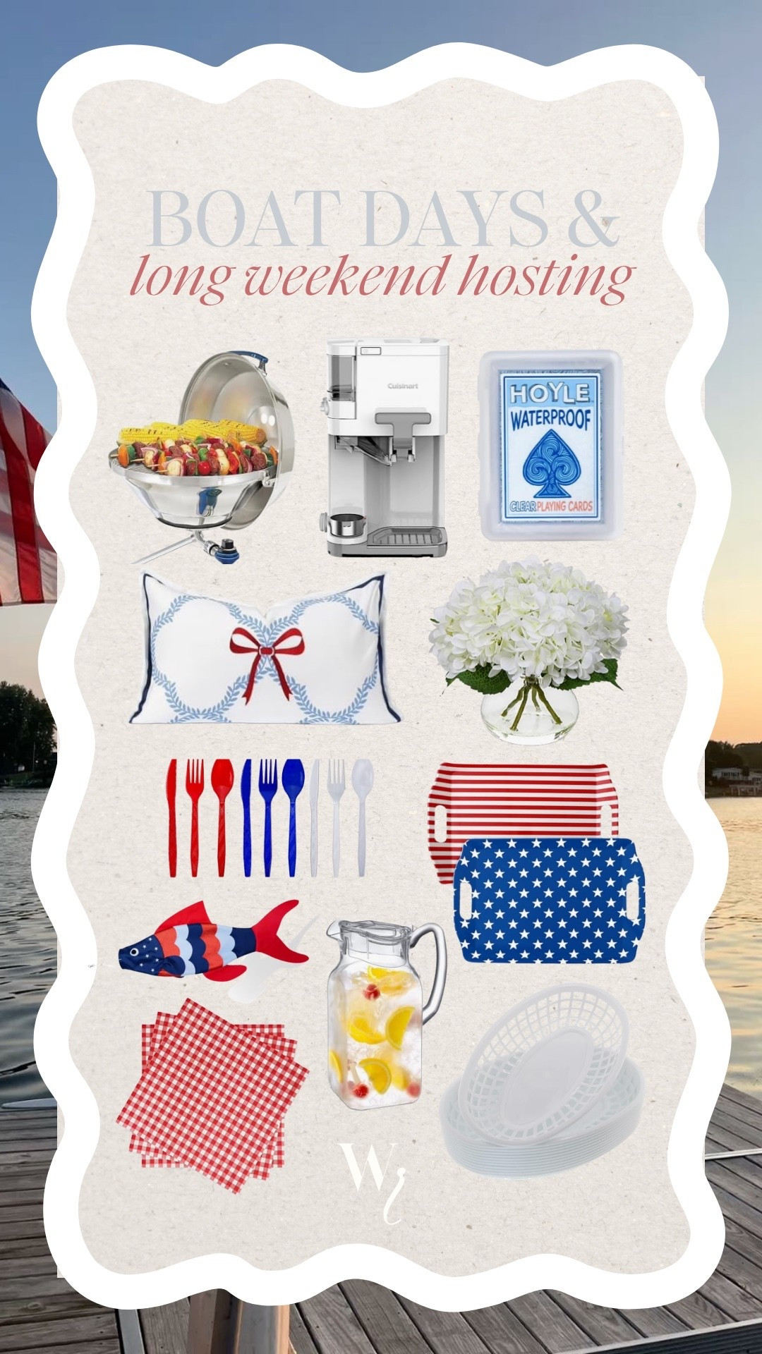 Summer holidays. Memorial Day & 4th of July hosting. Long weekend & boat days.