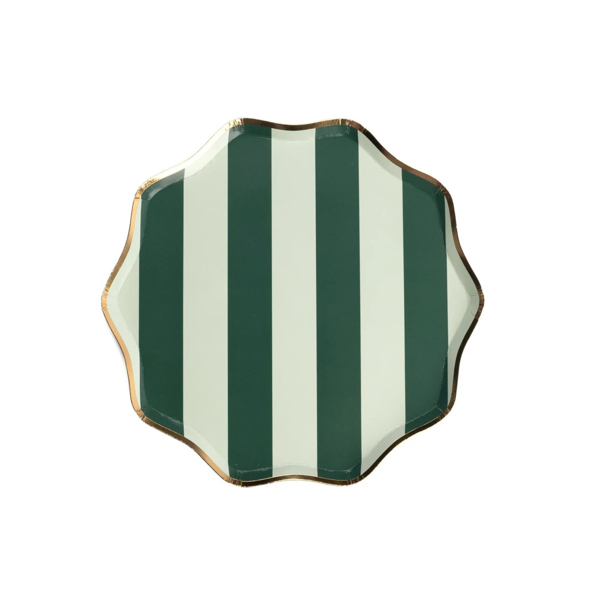 Holiday Stripes Dessert Paper Plates | Get Gatherings