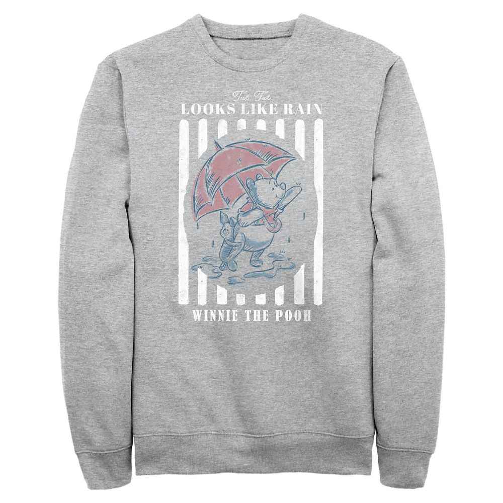 Winnie the Pooh and Piglet ''Looks Like Rain'' Pullover Sweatshirt for Adults | Disney Store