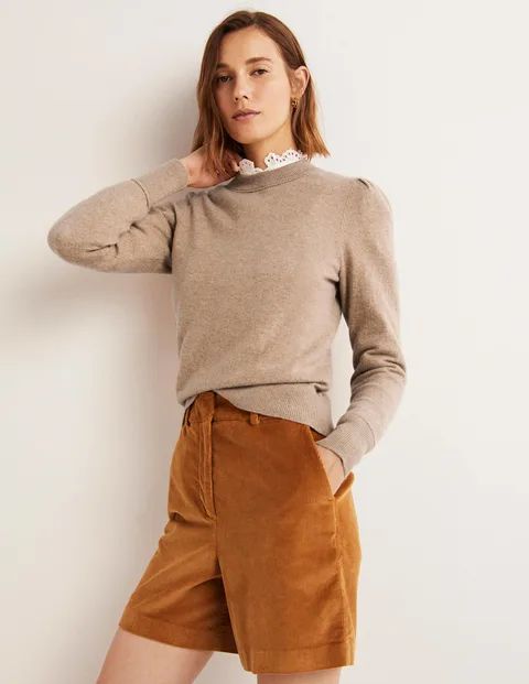 Cashmere Puff Shoulder Sweater | Boden (US)