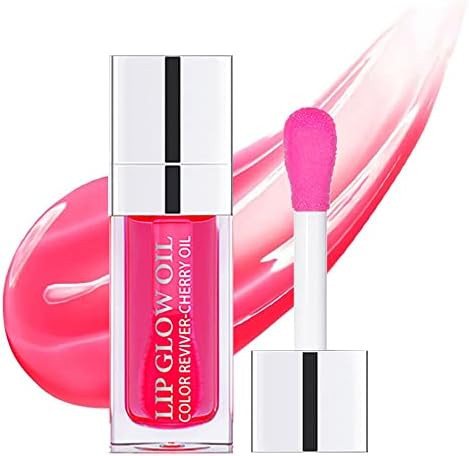 Plumping Lip Oil, Hydrating Lip Gloss Tinted Lip Balm Lip Care Transparent Toot Lip Oil, Long Las... | Amazon (US)