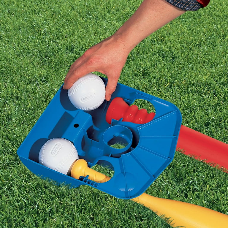 Little Tikes TotSports Kids T-Ball Set with Bat and 2 Balls, Outdoor Backyard Toy Sports Play Set... | Walmart (US)