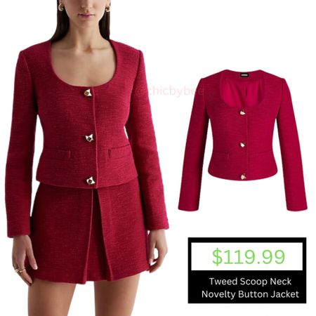 Simply Stunning Scoop Neck Tweed Jacket for Everyday Elegance 💋✨

#LTKCyberWeek #LTKGiftGuide #LTKSeasonal
