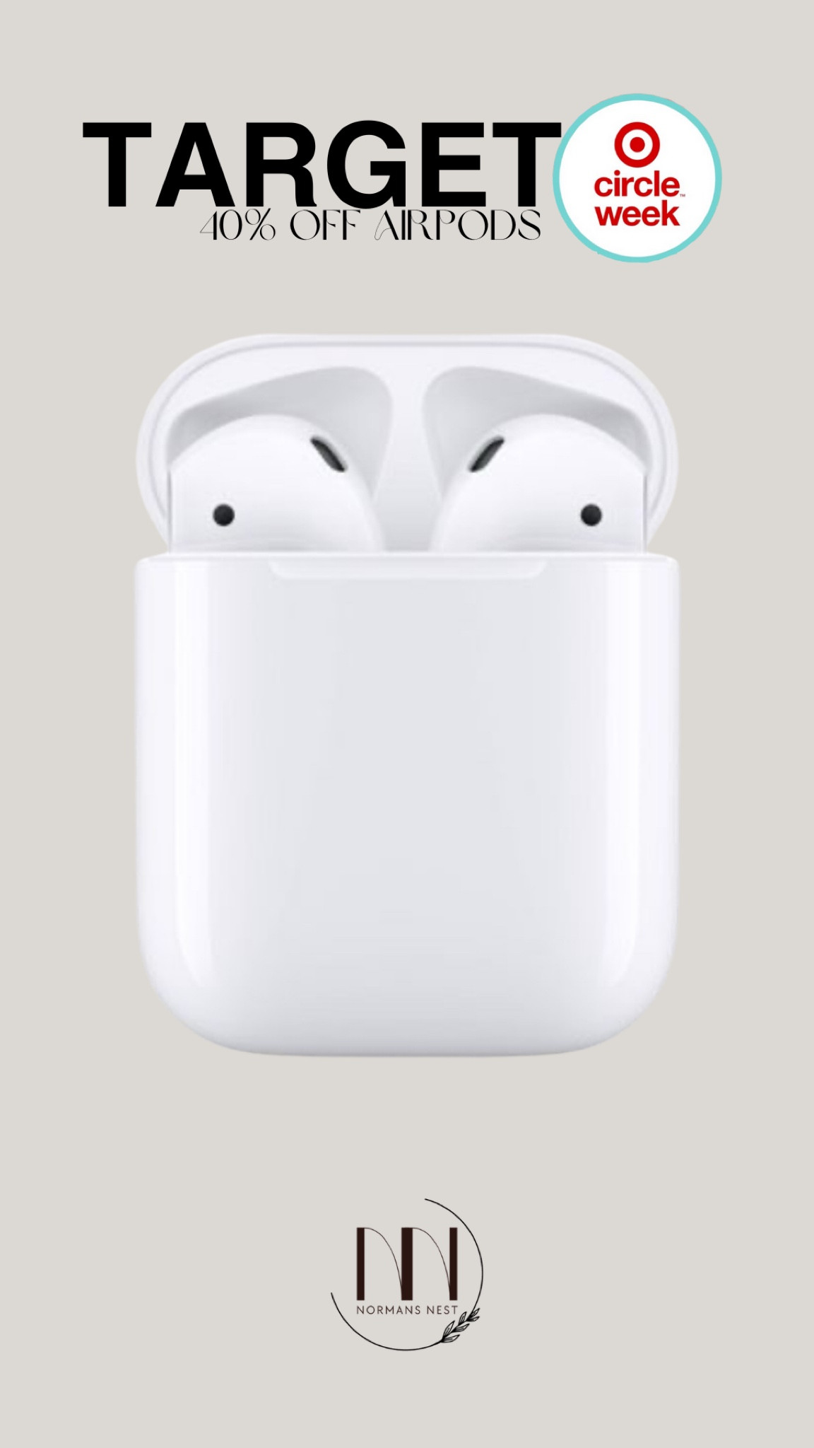 Target Circle week starts today! Get a pair of AirPods for $79.99, or Pro’s for $139.99!

#LTKSummerSales #LTKFindsUnder100 #LTKSaleAlert