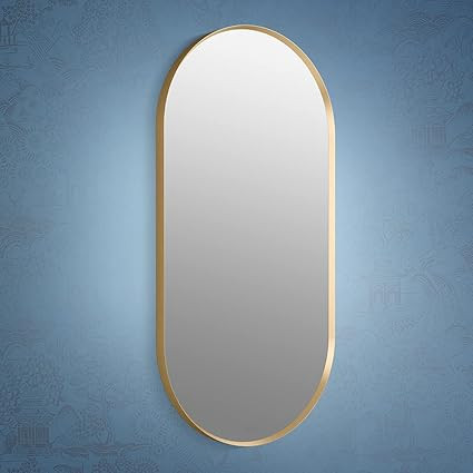 KOHLER K-26051-BGL Essential Mirror, 20x40 Capsule, Modern Brushed Gold | Amazon (US)