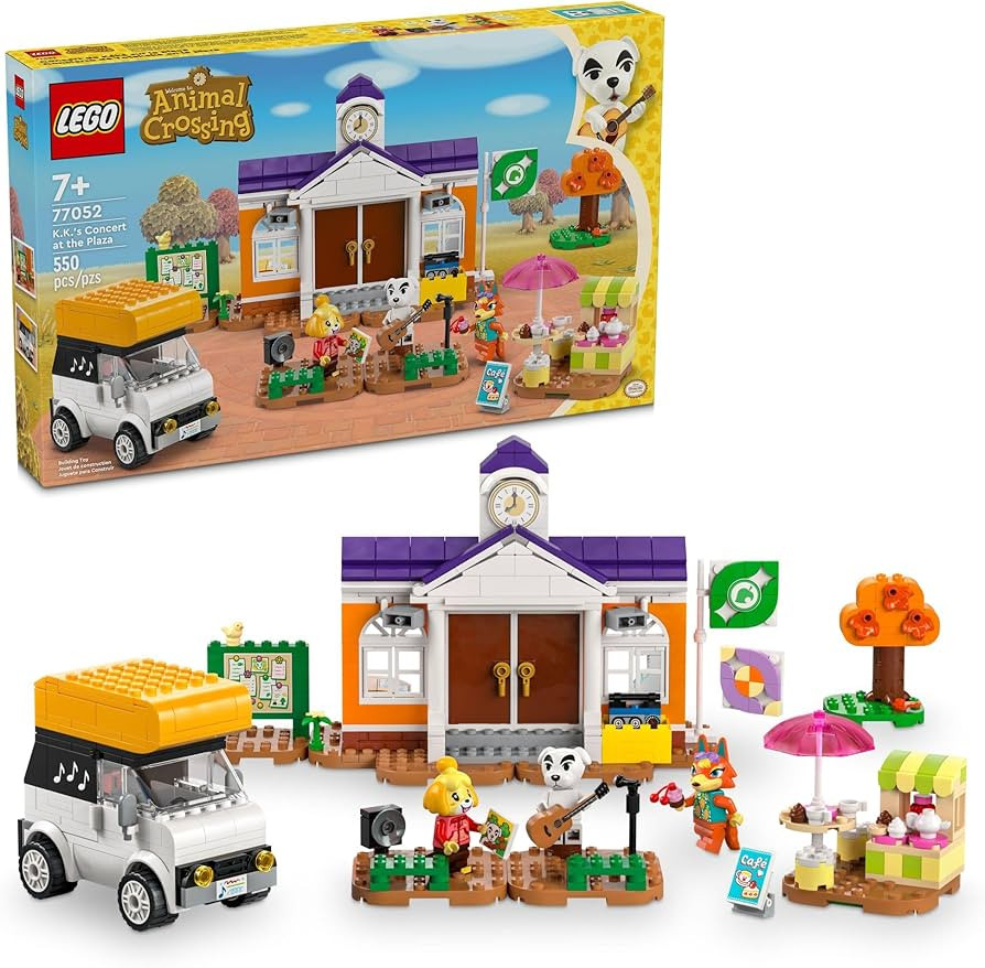 LEGO Animal Crossing K.K.’s Concert in The Plaza Building Toys Set - Animal Crossing Toy Figure... | Amazon (US)