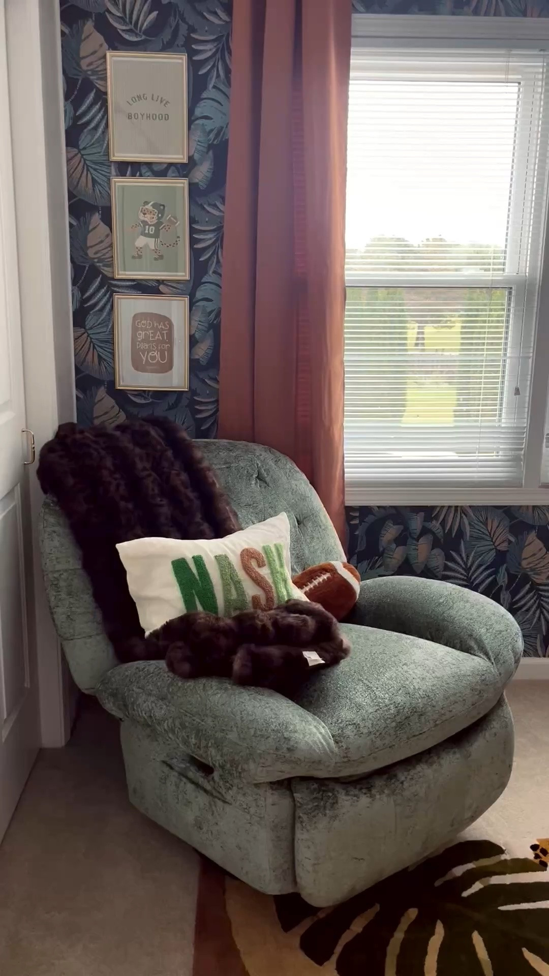 in my MOMMA feels 🥹😭
BUILT with late-night ideas, lots of LOVE, and DREAMS of meeting you soon. 🤎🦒 the BEST PART— our sweet boy’s @ralphlauren inspired safari football den nursery is ALMOST ready… ALMOST. ✨


lots of things are from // Etsy, Amazon and Target 
#LTKNursery 
#LTKMommaToBE

#LTKBaby #LTKBump #LTKHome