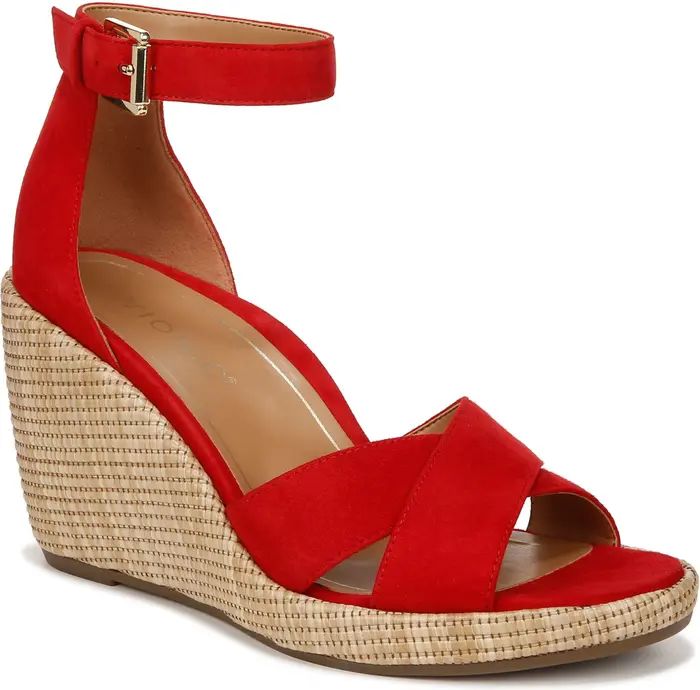 Marina Ankle Strap Wedge Sandal (Women) | Nordstrom