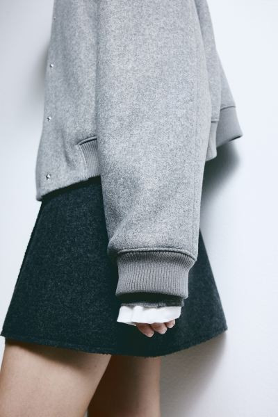 Cropped bomber jacket | H&M (UK, MY, IN, SG, PH, TW, HK)