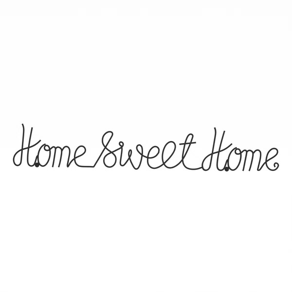 Home Sweet Home Metal Wall Décor | Wayfair North America