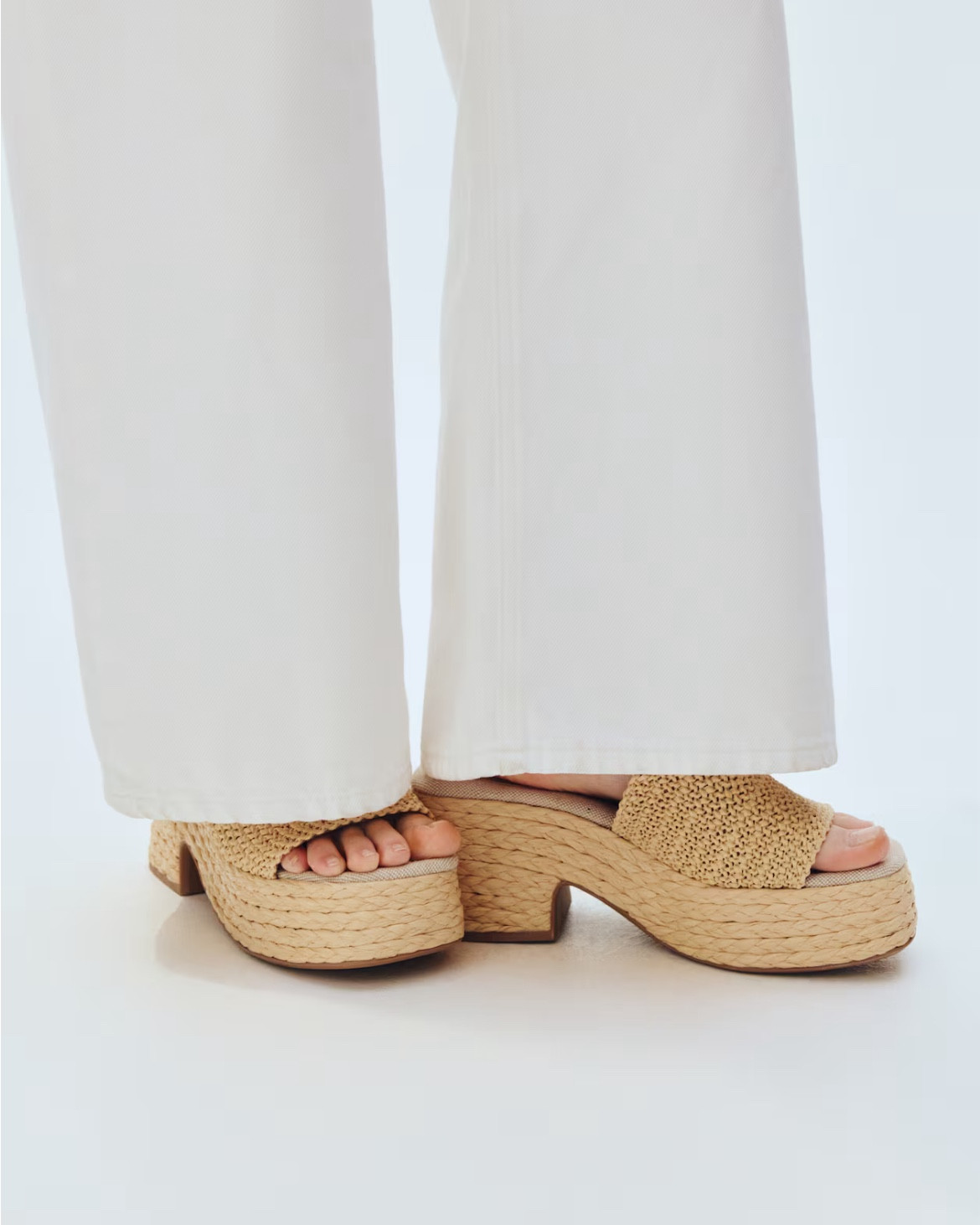 Platform heeled slide sandals 

#LTKSeasonal