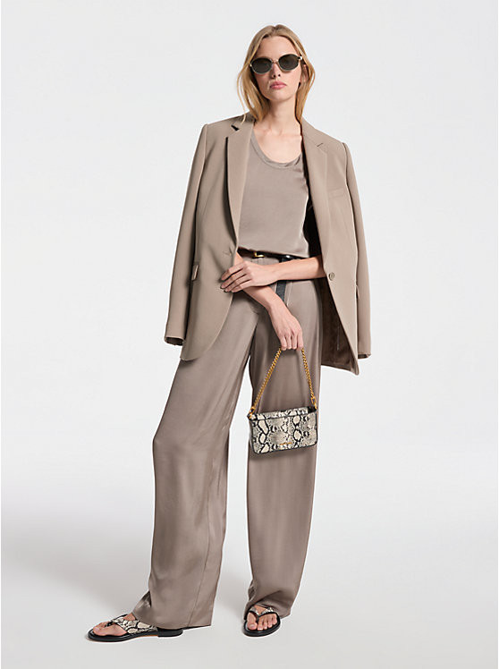 Crepe Blazer | Michael Kors US