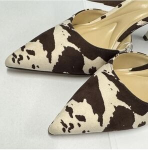 Jessica Simpson Cow Print Women's Slingback Heels | Poshmark