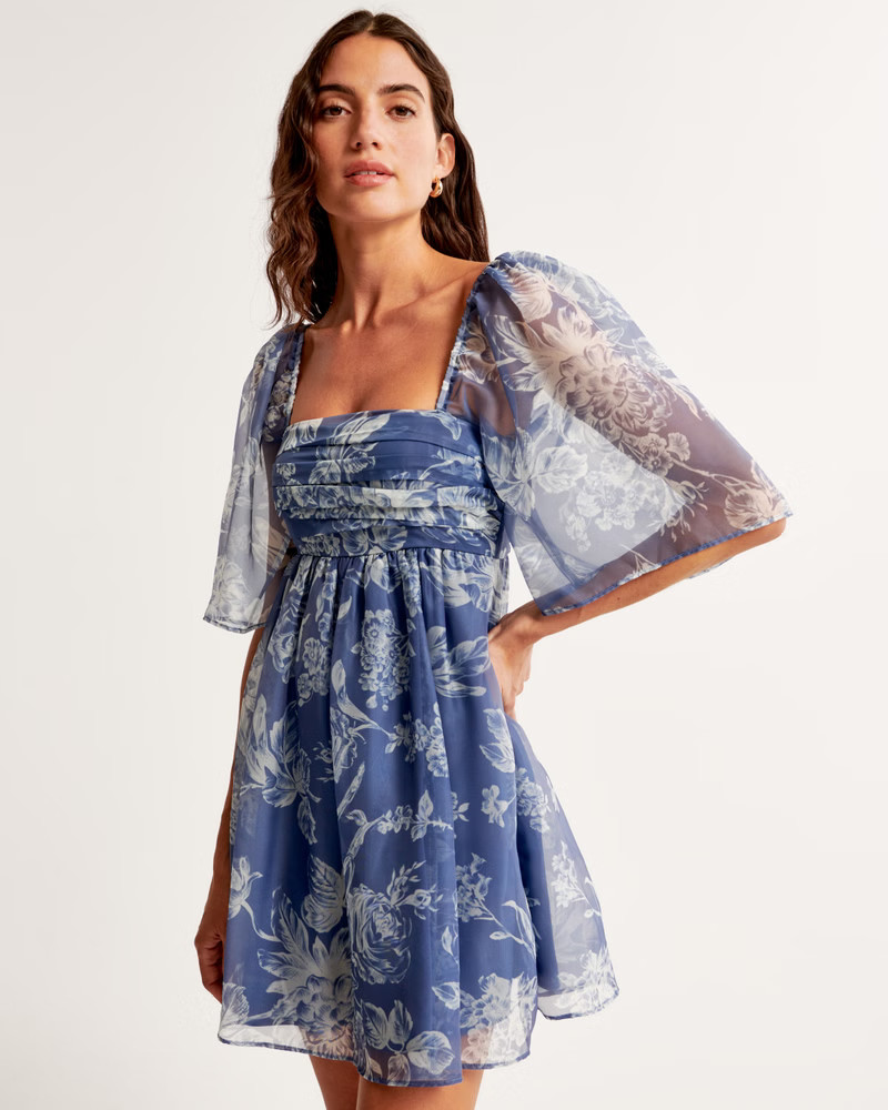 Women's Emerson Angel Sleeve Mini Dress | Women's Dresses & Jumpsuits | Abercrombie.com | Abercrombie & Fitch (US)