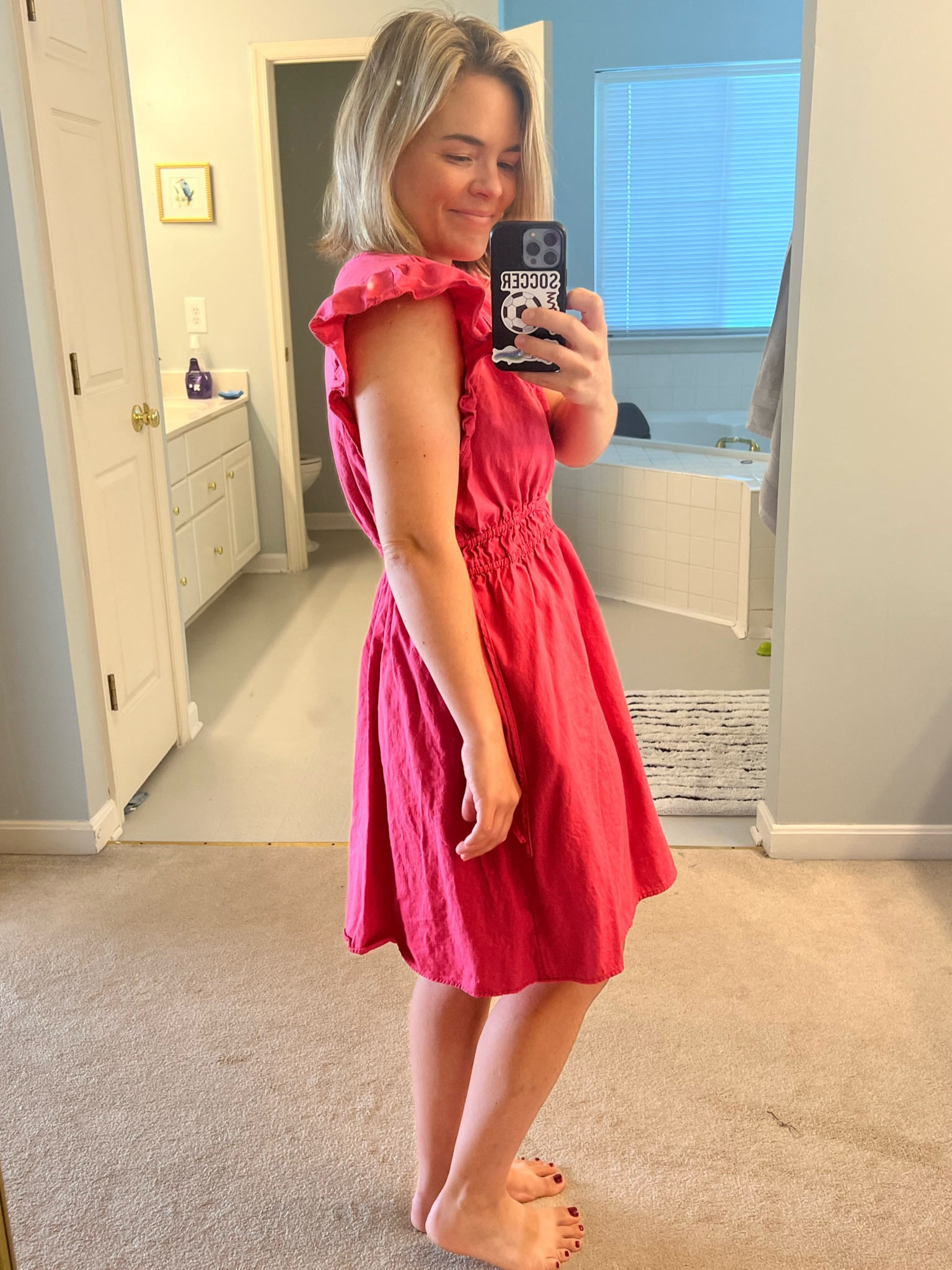 Love this target dress! I’m in a medium- I’d say runs a little small. I’m usually a small, 5’1” 130lbs

#LTKFind #LTKsalealert #LTKunder50