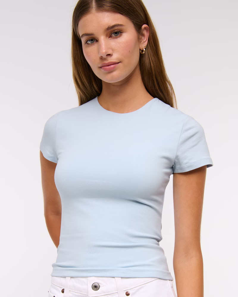 Women's Double-Lined Baby Tee | Women's Tops | Abercrombie.com | Abercrombie & Fitch (US)