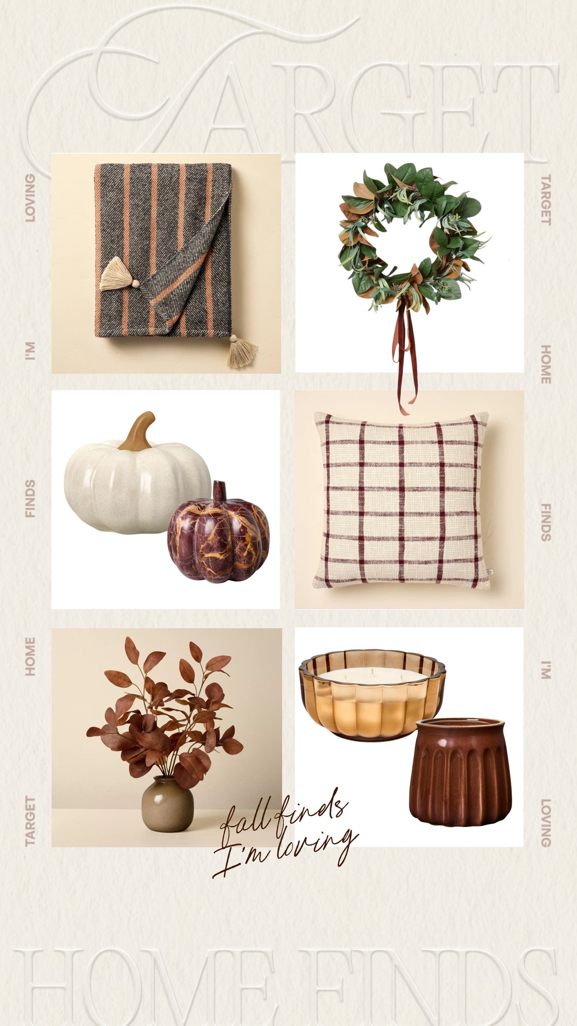 Target fall home decor that I’m loving🤎 I got lots of this when I went into target a few weeks ago and I’m obsessed!!! #fall #home #decor 

#LTKSeasonal #LTKHome #LTKFallSale