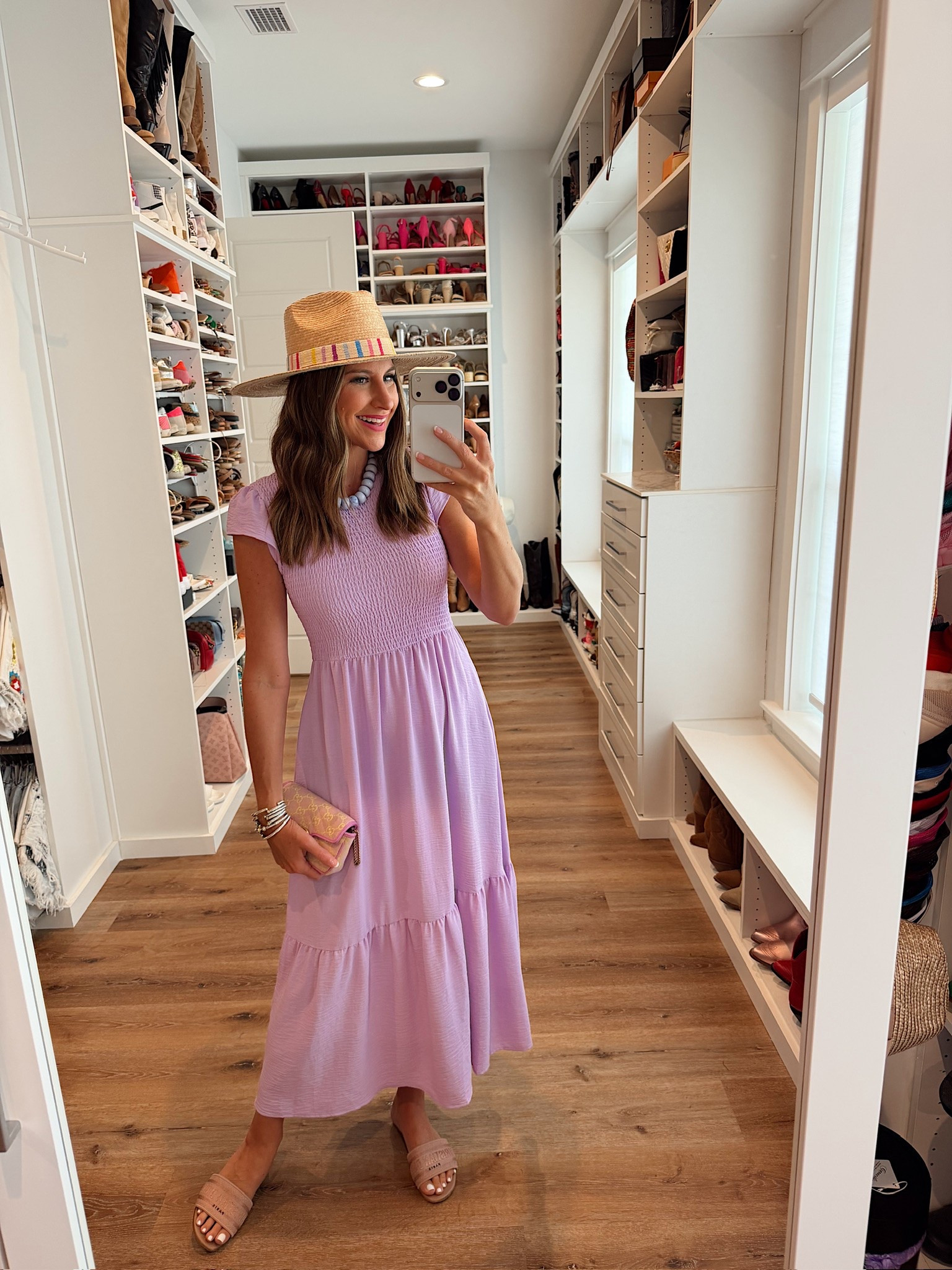 In a small dress, necklace, hat, sandals and accessories - fits tts.

#LTKootd #LTKgrwm #LTKSeasonal