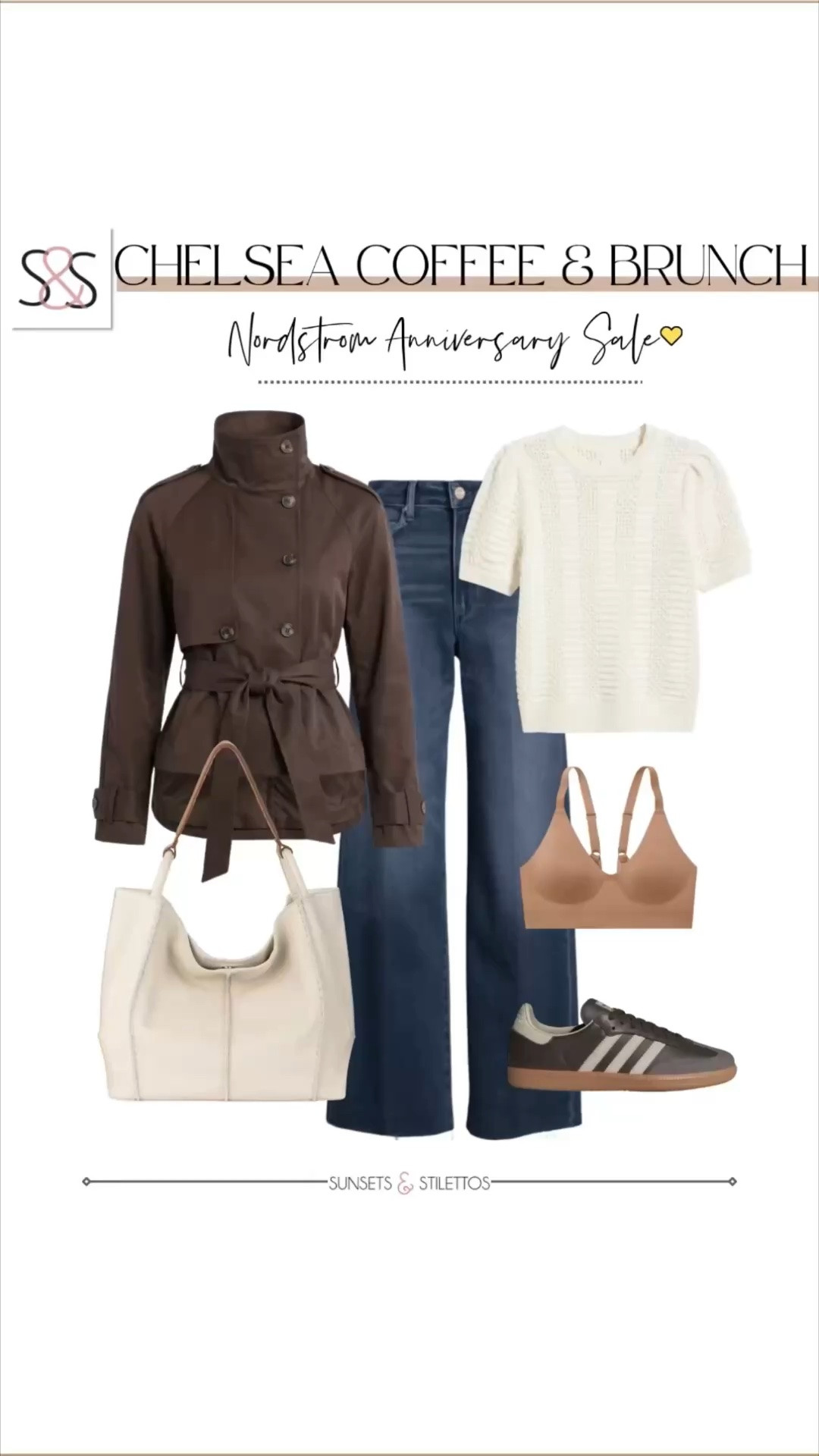 Rooftop drinks just got a whole lot easier to dress for, and yes, this entire look is from the Nordstrom Anniversary Sale. A belted utility jacket, wide leg jeans, and Sambas are doing all the heavy lifting this fall.

#LTKOver40 #LTKSeasonal #LTKSaleAlert