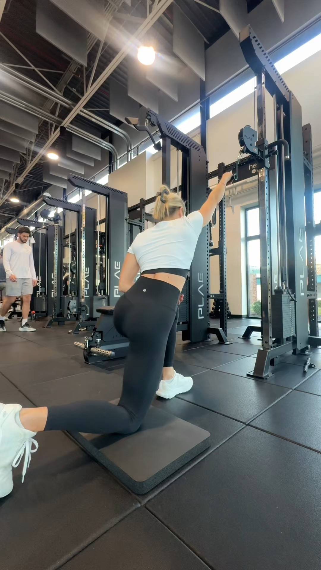 Wearing size S top and size 2 leggings (I size down from my normal Lululemon size 4 in anything align). I prefer the no line align so linking those (this is an older pair of aligns).

#LTKfitnessgoals #LTKActive #LTKootd