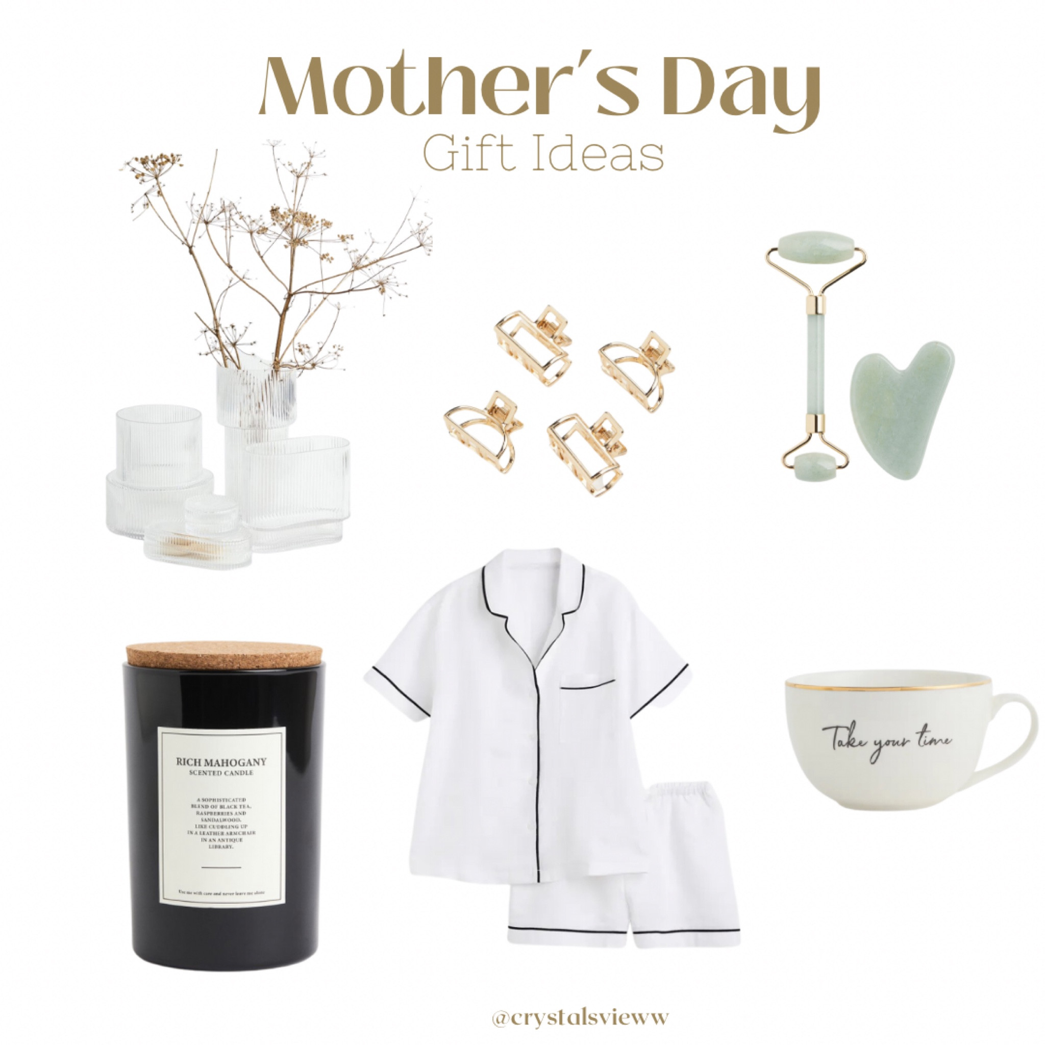 Mother’s Day gift ideas ✨
Mom pajamas, mom gifts, mom essentials, candles, coffee cup, hair clips, face roller. 

#LTKFind #LTKU #LTKGiftGuide
