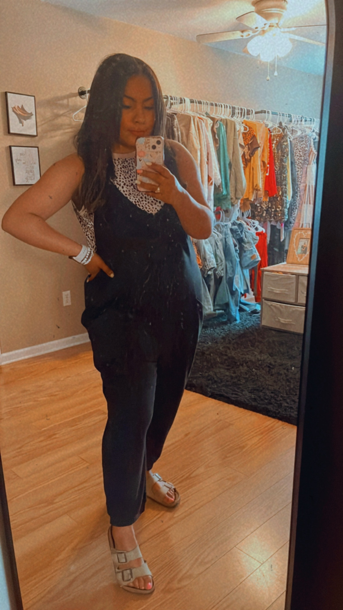 Outfit of the Day
It’s been awhile! 

Cheetah Tank// SHEIN 
Jumpsuit// Kesler and Co 
*marked a dupe
Shoes// Amazon Birkenstocks dupes 



#LTKstyletip #LTKSeasonal #LTKfindsunder100