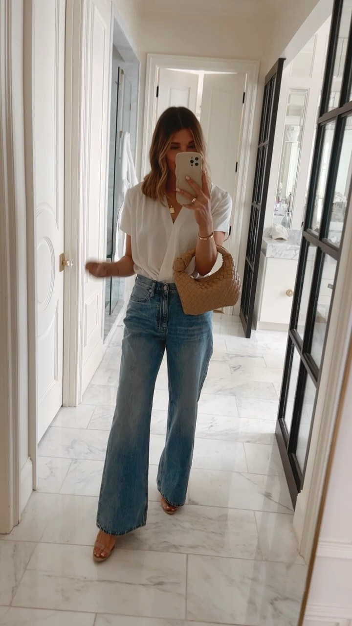 Best selling wide leg jeans under $100 fit tts wearing size 25