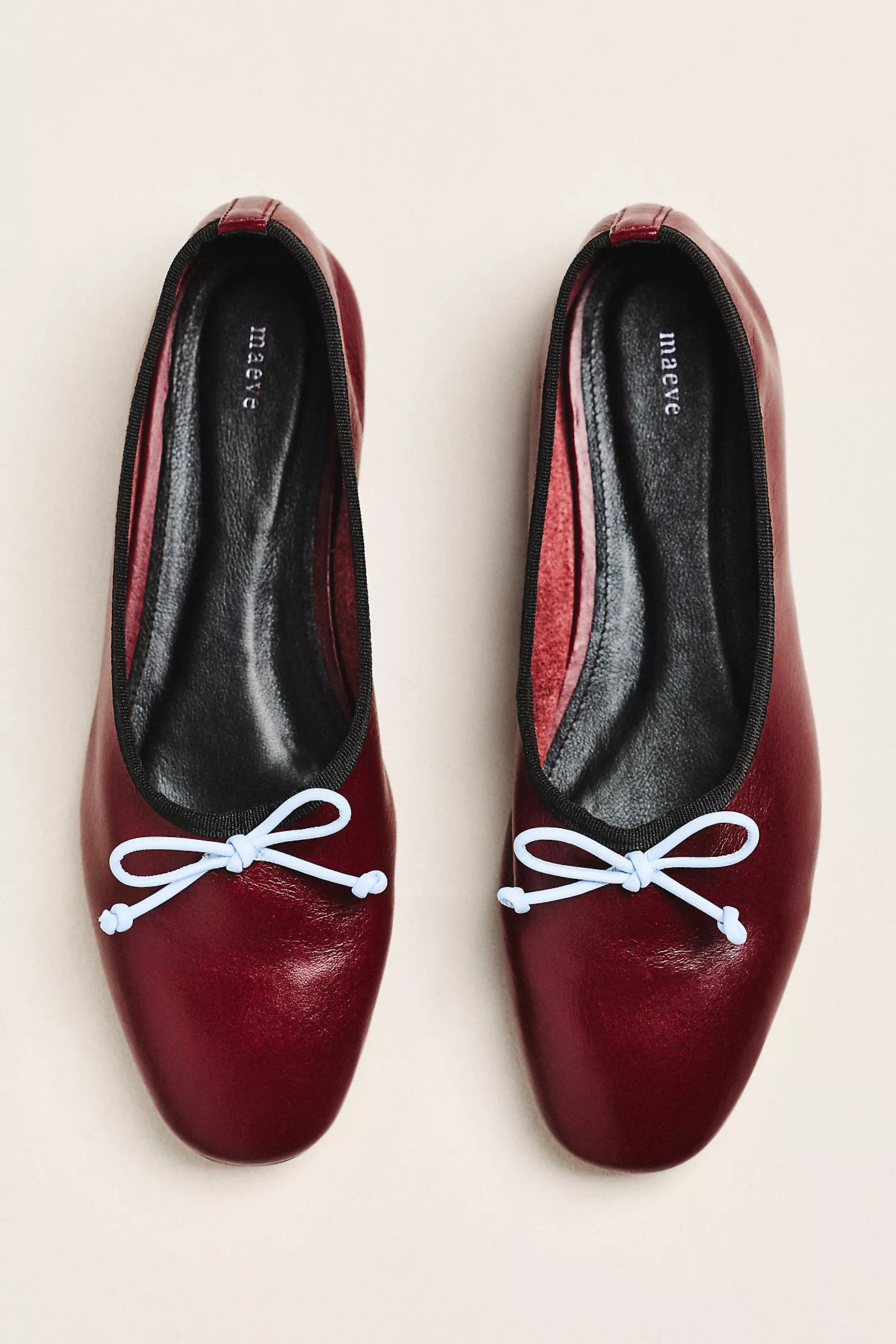 Maeve Bowed Ballet Flats | Anthropologie (US)