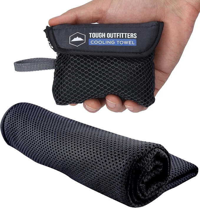 Amazon.com: Cooling Towel - Sweat Rag & Towel for Gym, Workout, Running, Golf & Yoga - Head & Nec... | Amazon (US)