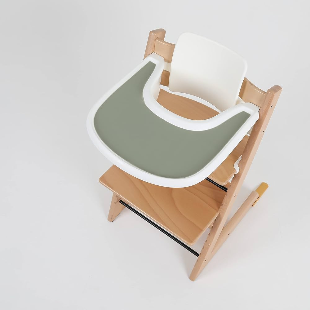 Gembebe Silicone Tray placemat Compatible with Stokke Tripp Trapp High Chair Tray (Sage Green) | Amazon (US)