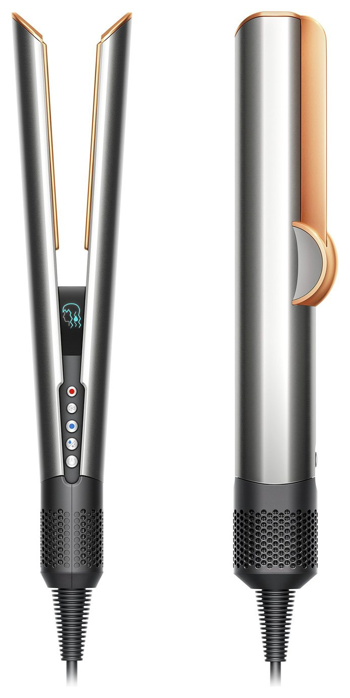 Dyson Airstrait Hair Straightener in Nickel/Copper | argos.co.uk