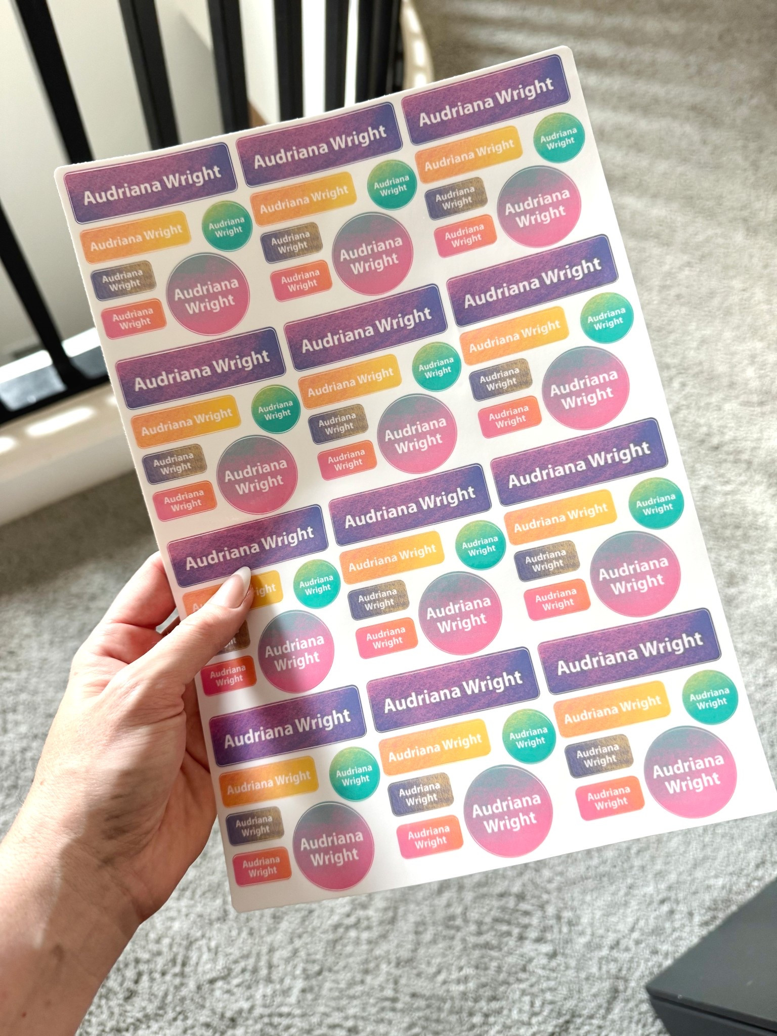 Waterproof name stickers for back to school that are dishwasher safe. Tons of designs on this listing. I just asked to change the font so she could read it in lieu of cursive. 


Back to school



#LTKFamily #LTKKids