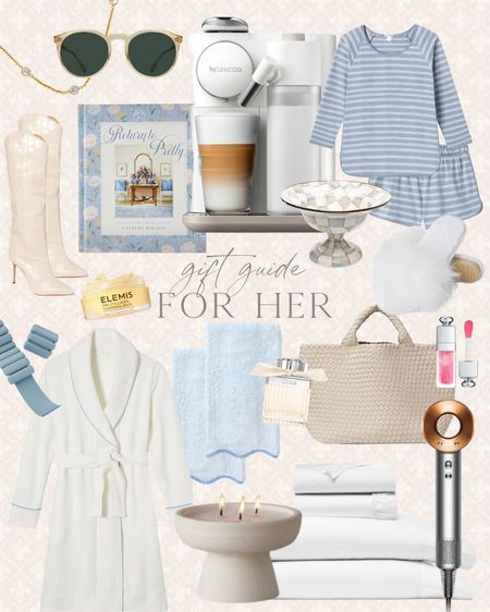 Gift Guide for Her : featuring some of my favorite Lake Pajamas, the best sheets and the Dyson hairdryer 😍

#LTKGiftGuide #LTKfindsunder100 #LTKhome