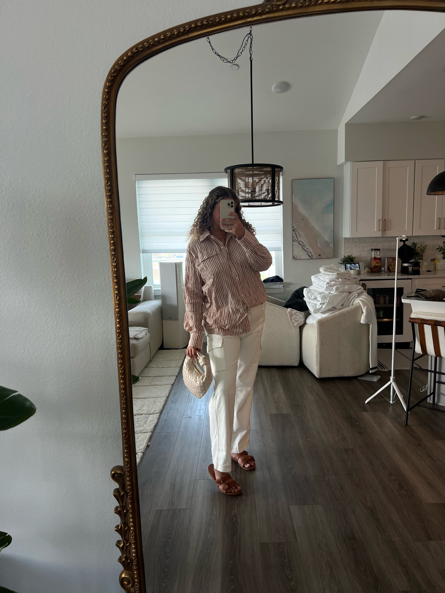 Striped button down shirt and cargo shorts paired together for a casual back to school outfit from vici 

#LTKFallSale #LTKBacktoSchool #LTKxVICI