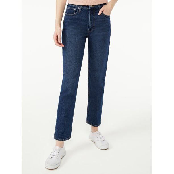 Free Assembly Women's Original 90's Straight Jeans | Walmart (US)
