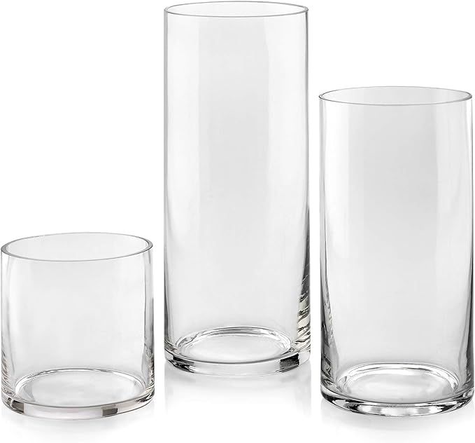 Set of 3 Glass Cylinder Vases 5, … curated on LTK