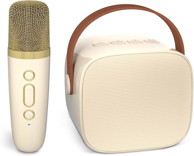 IROO Mini Karaoke Machine for Kids, Portable Bluetooth Speaker with Wireless Microphone, Music Pl... | Amazon (US)