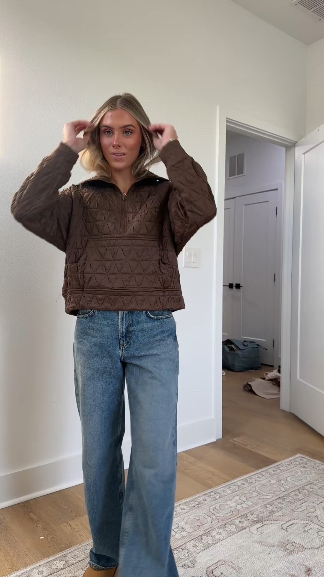 Amazon size small SCUSTY Women's Quilted Puffer Jacket Half-Zip Pullover Sweatshirt Long Sleeve Lightweight Fall Casual Oversize Warm Outerwear

#freepeople #lookforless #affordablefashion #budgetfriendly #budgetfashion #freepeopleinspired #freepeopledupes #amazon #amzonfinds #amazonmusthaves #amazonvirtualtryon #amazonfavorites #amazonfashion #founditonamazon #founditonamazonfashion amazon haul, amazon clothing haul, affordable fashion, clothing haul, fall clothing haul, fall fashion, fall trends, winter clothing haul, amazon fashion, amazon finds, amazon fashion 2025.

#LTKCyberWeek #LTKFindsUnder50 #LTKootd