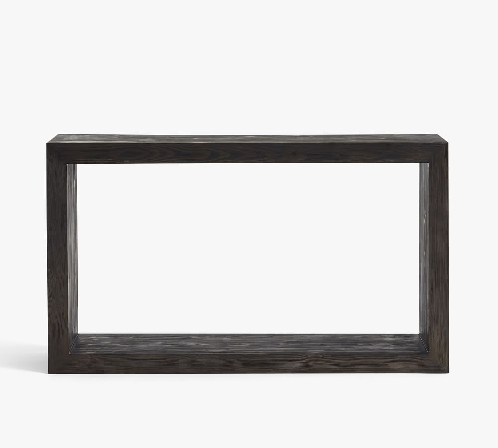 Folsom 52&amp;quot; Open Console Table, Charcoal | Pottery Barn (US)