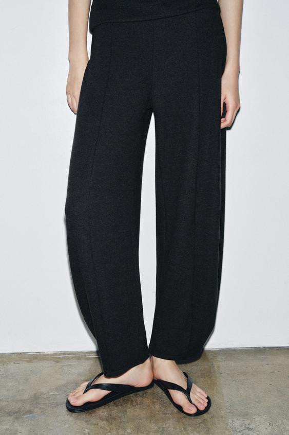 NEWSOFT WIDE-LEG TROUSERS25.99 GBP charcoal grey brown vigore Grey marlcharcoal grey | 0858/463/8... | Zara UK