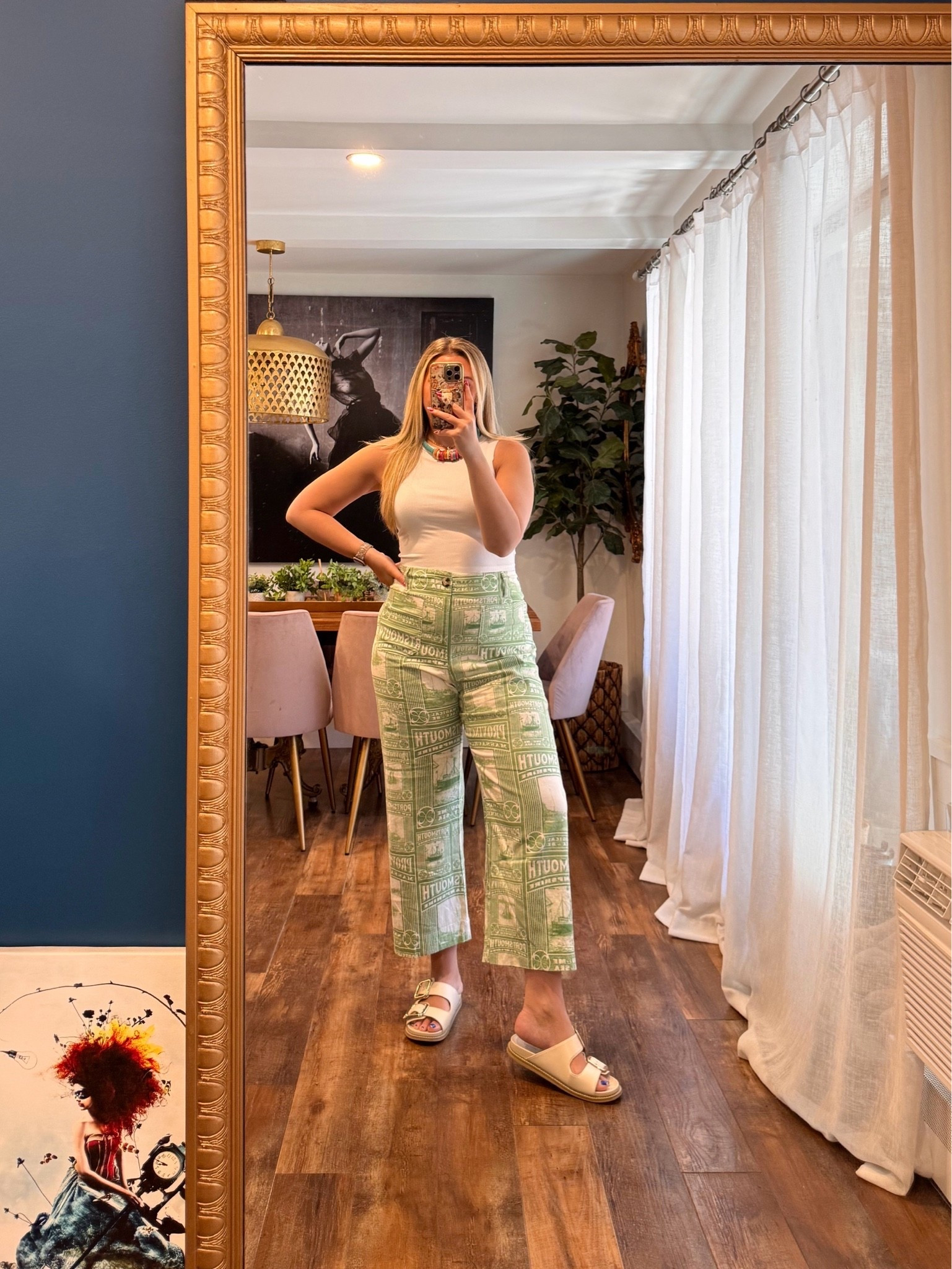 Favorite pants now in linen. Wearing a 31 but they do stretch out a little. New favorite tank wearing a medium. Summer outfits, vacation outfits beach

#LTKootd #LTKMidsize #LTKOver40