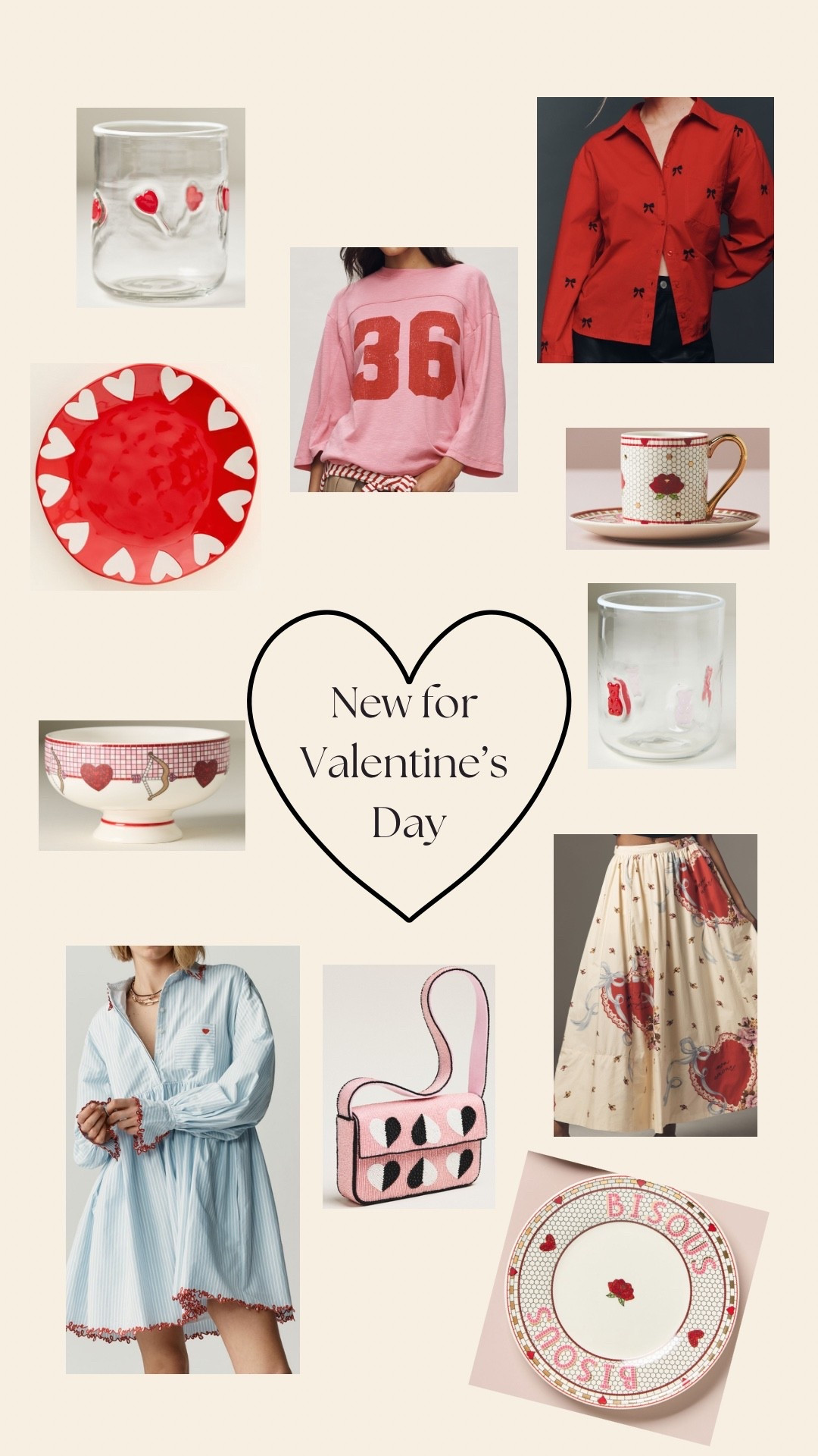 New Valentine’s Day decor at Anthropologie Galentine’s day kitchen decor clothing heart clothing 

#LTKU #LTKSeasonal #LTKHome