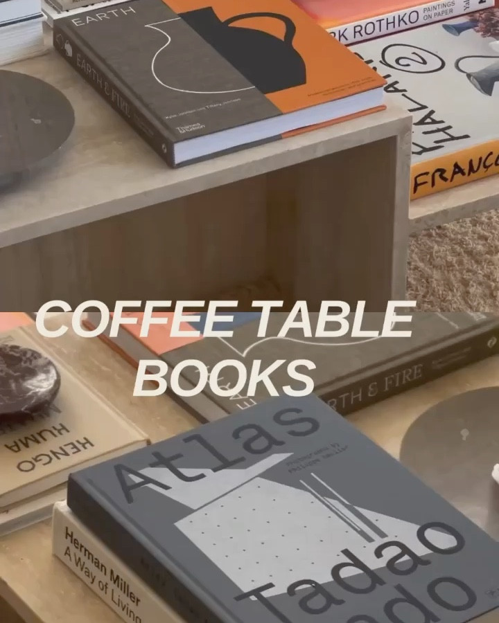 8 Coffee Table Books for the Design Enthusiast 

#LTKVideo #LTKStyleTip #LTKHome