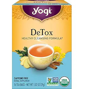 Yogi Tea - DeTox Tea (6 Pack) - Healthy Cleansing Formula with Traditional Ayurvedic Herbs - Supp... | Amazon (US)