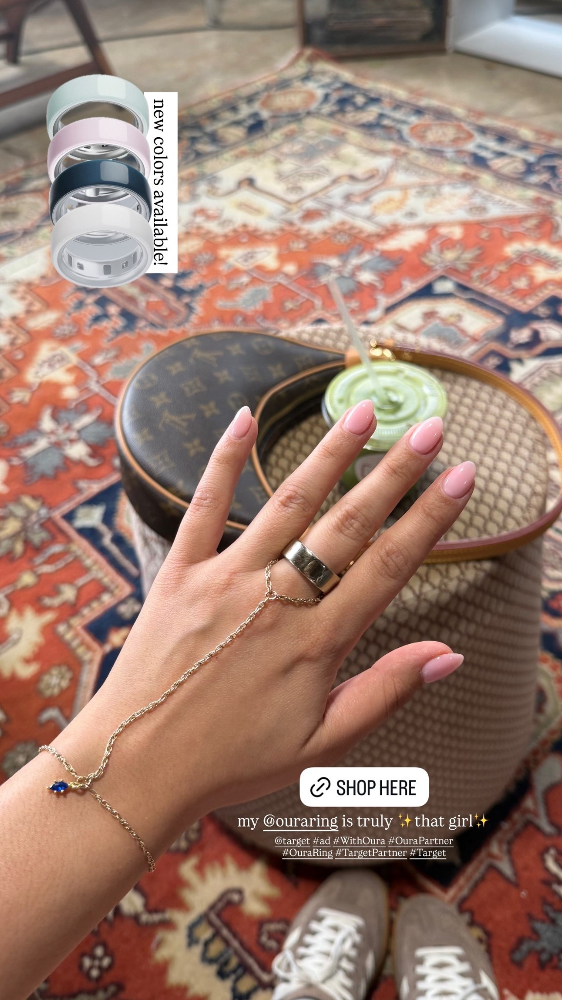 #ad the secret to hitting my wellness goals? The @ouraring! New colors available now + perf for holiday gifting for anyone on your list ✨ @target I’m wearing the color “gold” in size 7 

#WithOura #OuraPartner #OuraRing #TargetPartner #Target @shop.ltk #liketkit

#LTKCyberWeek #LTKfitnessgoals #LTKSaleAlert