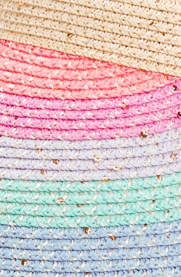 Stripe Straw Visor | Nordstrom