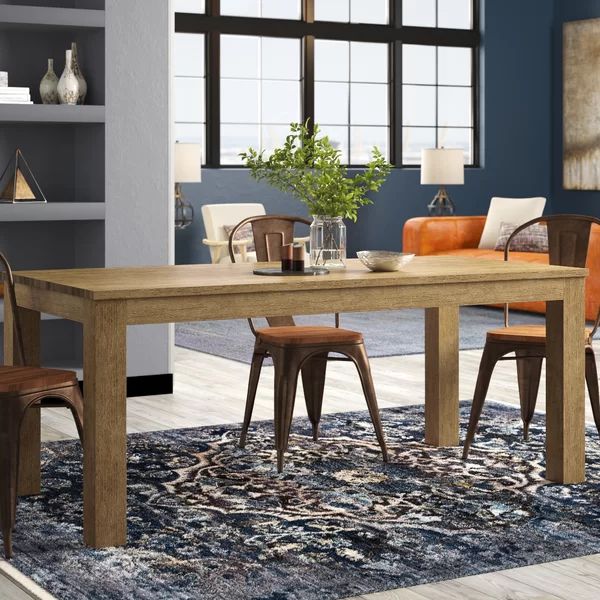 Virpi 75'' Acacia Solid Wood Dining Table | Wayfair North America