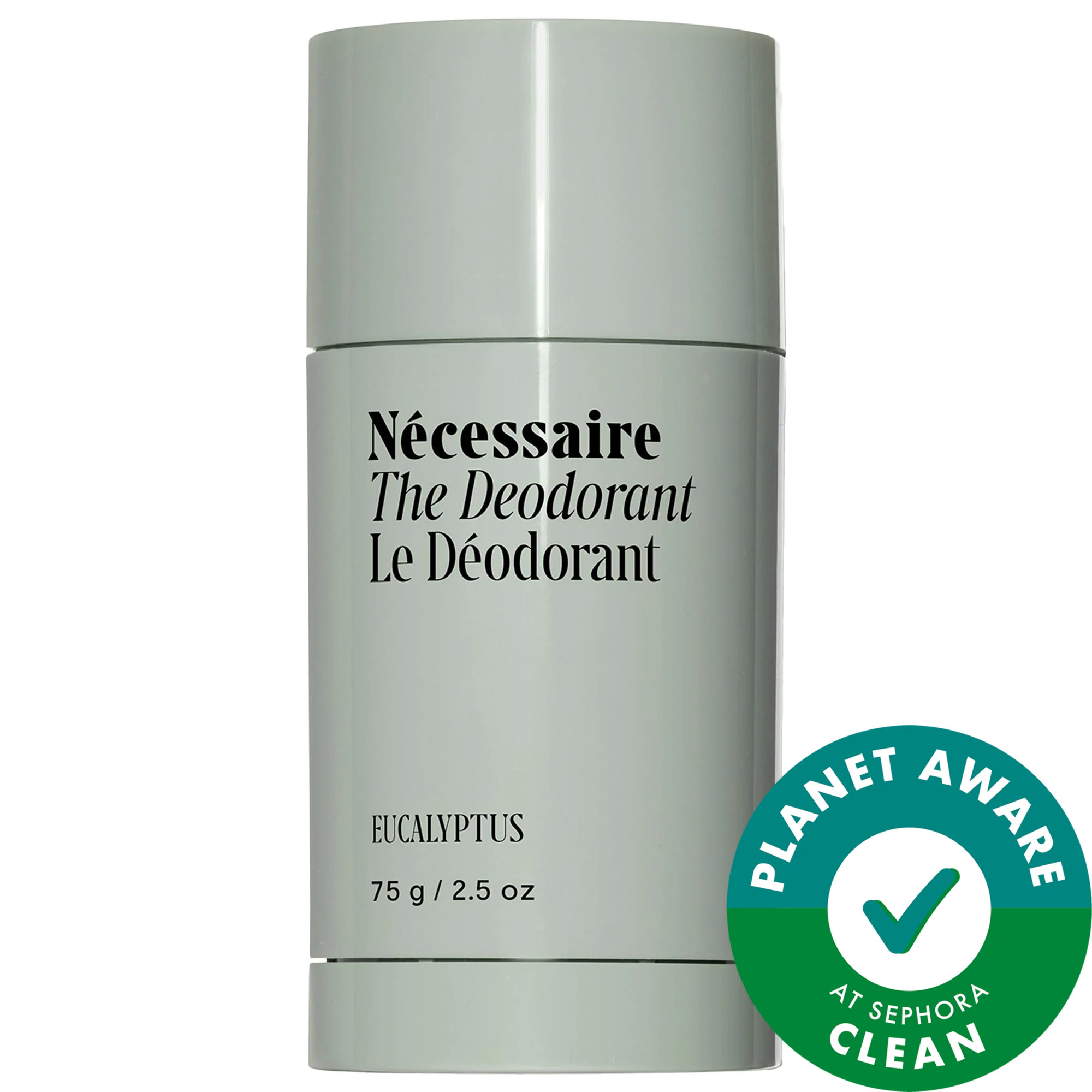 Nécessaire Eucalyptus Deodorant - Aluminum-Free Extra-Strength Mandelic Acid Deodorant 2.5 oz / 73.9 mL | Sephora (US)